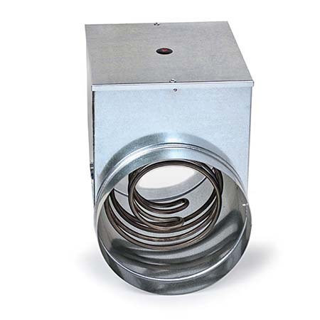Электрический канальный нагреватель НККм-160-1,0-1ф для круглого воздуховода
