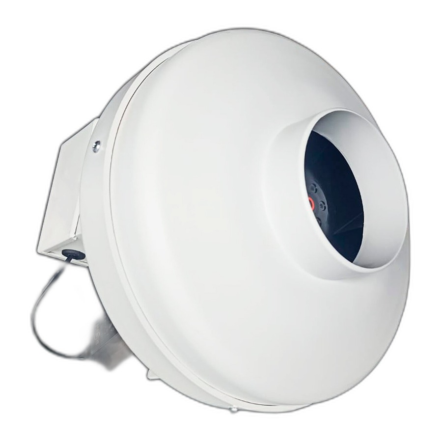Вентилятор канальный ТИХОНЯ ВКК-100П в пластиковом корпусе