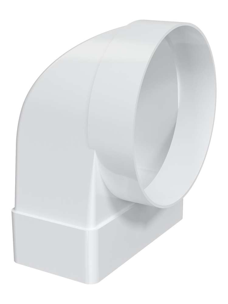 Переходник СКФП D100 90° 55х110 пластик ERA