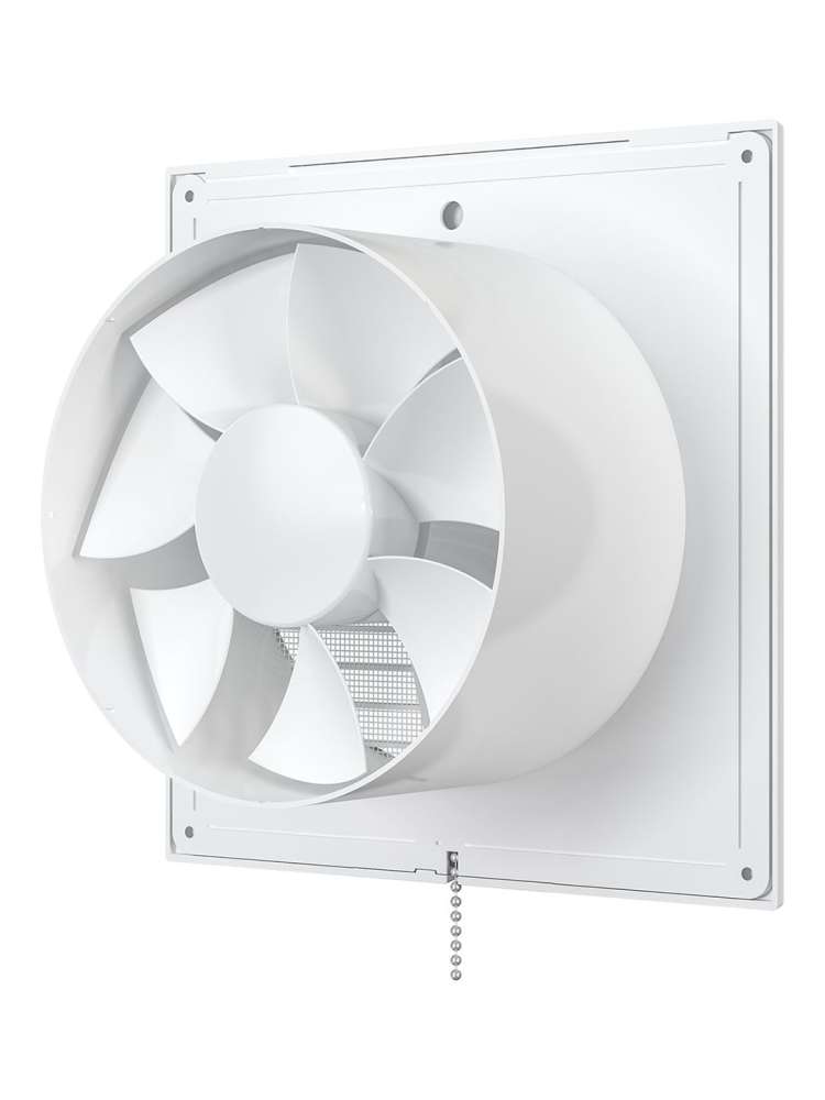 Вентилятор накладной E, тяговый выключатель, D150, ERA