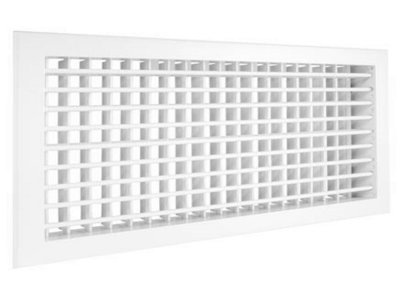 Настенная двурядная решётка ZILON 2 WA 1000*200