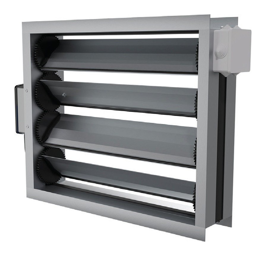 Воздушный клапан с электроподогревом ВКп 900×350 Воздушный клапан с электроподогревом ВКп 900×350