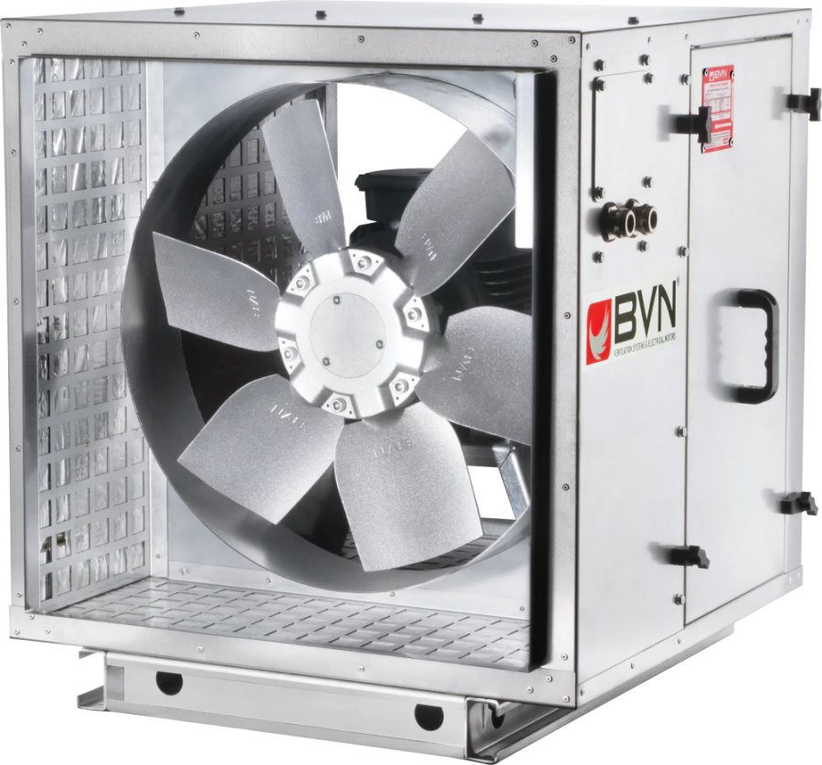 Шумоизолированный канальный осевой вентилятор дымоудаления ARMO-C 900/2